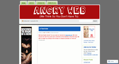 Desktop Screenshot of angryweb.wordpress.com