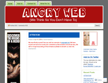 Tablet Screenshot of angryweb.wordpress.com