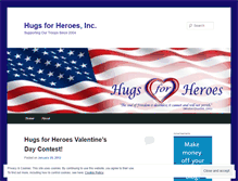 Tablet Screenshot of hugsforheroesinc.wordpress.com