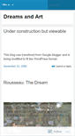 Mobile Screenshot of dreamartists.wordpress.com