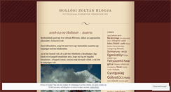 Desktop Screenshot of hollosifoto.wordpress.com