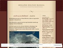 Tablet Screenshot of hollosifoto.wordpress.com