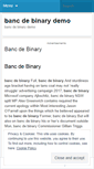 Mobile Screenshot of in.bancdebinarydemo.wordpress.com