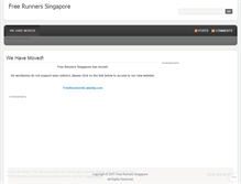Tablet Screenshot of freerunnerssg.wordpress.com