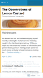 Mobile Screenshot of lemoncustard.wordpress.com