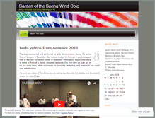 Tablet Screenshot of gardenspringwind.wordpress.com
