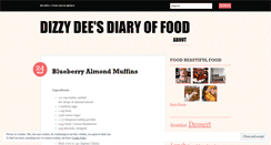 Desktop Screenshot of dizzydeesfooddiary.wordpress.com