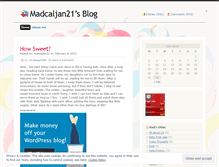 Tablet Screenshot of madcaljan21.wordpress.com