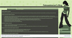 Desktop Screenshot of fatmaambarsari.wordpress.com