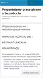 Mobile Screenshot of pisaniebezrobocie.wordpress.com