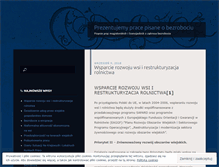 Tablet Screenshot of pisaniebezrobocie.wordpress.com