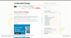 Desktop Screenshot of meredithdesign.wordpress.com