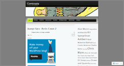 Desktop Screenshot of comicopia.wordpress.com