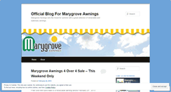 Desktop Screenshot of marygroveawnings.wordpress.com