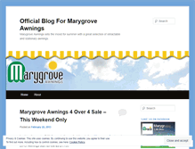 Tablet Screenshot of marygroveawnings.wordpress.com