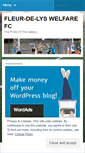 Mobile Screenshot of fleurdelyswelfareafc.wordpress.com