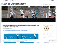 Tablet Screenshot of fleurdelyswelfareafc.wordpress.com