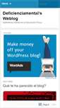 Mobile Screenshot of deficienciamental.wordpress.com