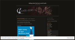 Desktop Screenshot of carrollmyth.wordpress.com