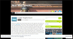 Desktop Screenshot of nickwhittenhall.wordpress.com