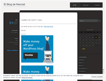 Tablet Screenshot of necrost.wordpress.com