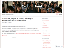 Tablet Screenshot of alicehyunpark.wordpress.com