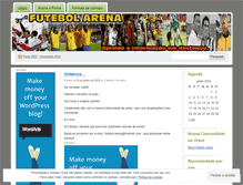 Tablet Screenshot of futebolarena.wordpress.com