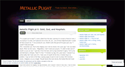 Desktop Screenshot of metallicplight.wordpress.com