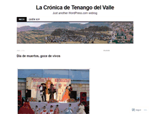 Tablet Screenshot of cronicadetenangodelvalle.wordpress.com