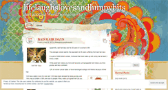 Desktop Screenshot of lifelaughslovesandlumpybits.wordpress.com