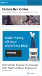 Mobile Screenshot of christabellonline.wordpress.com