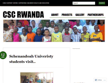 Tablet Screenshot of childsupportcentrerwanda.wordpress.com