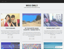 Tablet Screenshot of emilyemma.wordpress.com