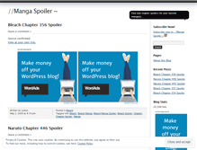 Tablet Screenshot of mangaspoiler.wordpress.com