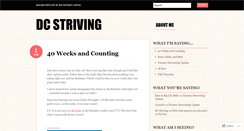 Desktop Screenshot of dcstriving.wordpress.com