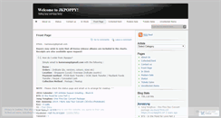 Desktop Screenshot of jkpoppy.wordpress.com