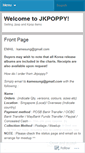 Mobile Screenshot of jkpoppy.wordpress.com