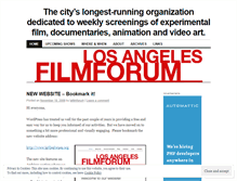 Tablet Screenshot of lafilmforum.wordpress.com