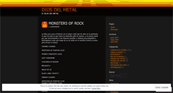 Desktop Screenshot of diosdelmetal.wordpress.com