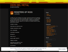 Tablet Screenshot of diosdelmetal.wordpress.com