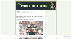 Desktop Screenshot of packermatt.wordpress.com