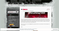 Desktop Screenshot of everythingems.wordpress.com