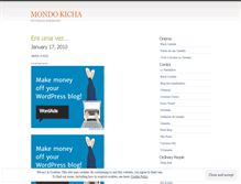 Tablet Screenshot of mondokicha.wordpress.com