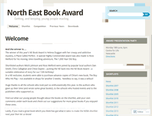 Tablet Screenshot of northeastbookaward.wordpress.com