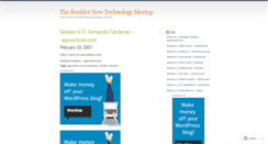 Desktop Screenshot of bouldertech.wordpress.com