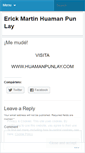 Mobile Screenshot of huamanpunlay.wordpress.com