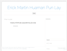Tablet Screenshot of huamanpunlay.wordpress.com