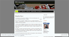 Desktop Screenshot of nbendurance.wordpress.com