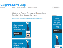 Tablet Screenshot of cellgro.wordpress.com