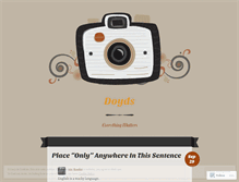 Tablet Screenshot of doyds.wordpress.com